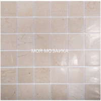 Crema Marfil Pol. Мозаика 48х48х8 mm